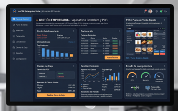 Mockup CronoMetric ERP / POS